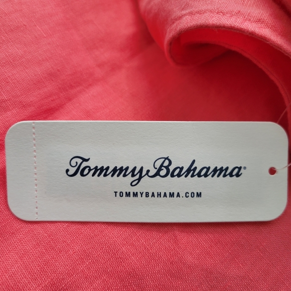 ๐ NWT TOMMY BAHAMA Embroidered Tunic Women's Size S/P Top Tutti Frutti Peach ๐ - Picture 4 of 10